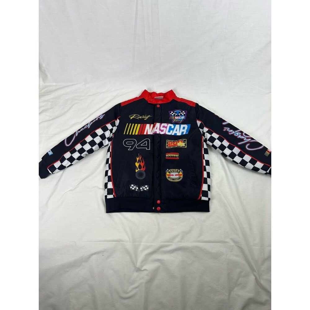 Official NASCAR Youth Racing Bomber Jacket Size 10/12
